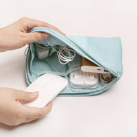 Kompakte Wasserdichte Elektronik- und Kabel-Reiseorganizer – 2 zum Preis von 1 Mini-Aufbewahrungsbox