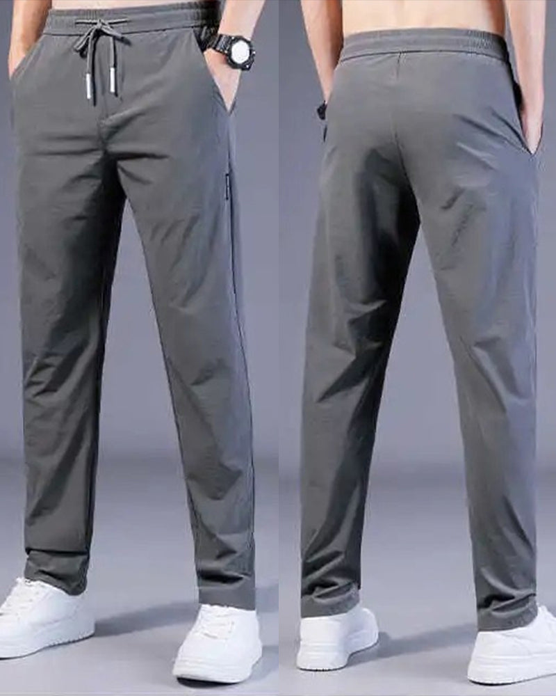 Herren Jogginghose mit Taschen - Bequeme Sporthose Fitness-Luzern Mode