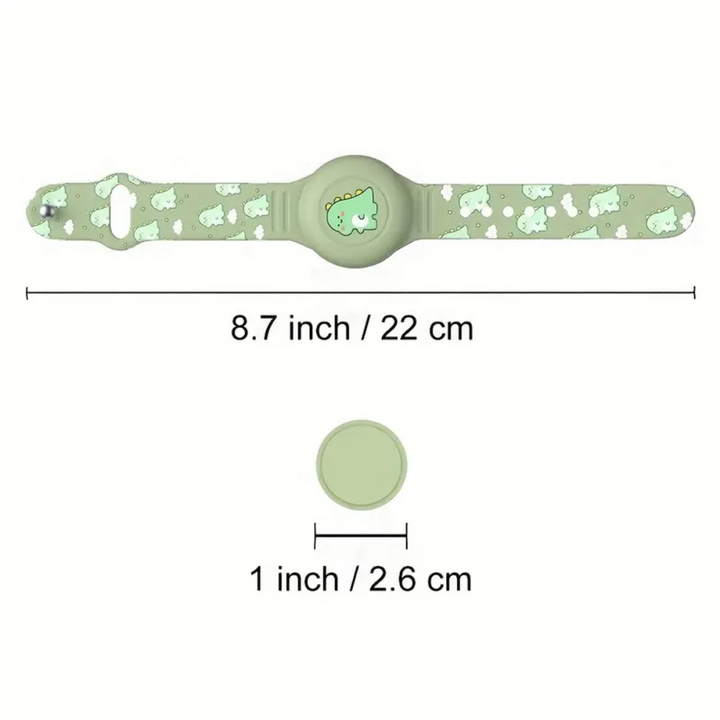 Airtag Kinderarmband | Dino Komfortabel Leicht Hautfreundlich Stilvoll-Luzern Mode