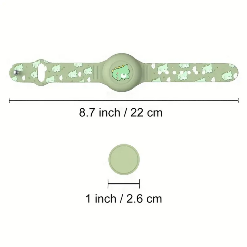Airtag Kinderarmband | Dino Komfortabel Leicht Hautfreundlich Stilvoll-Luzern Mode