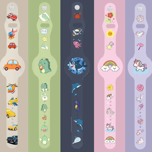 Airtag Kinderarmband | Dino Komfortabel Leicht Hautfreundlich Stilvoll-Luzern Mode