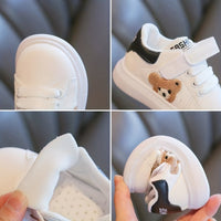 Kleinkind Sneaker mit Bärenmotiv - Bequeme Kinderschuhe-Luzern Mode