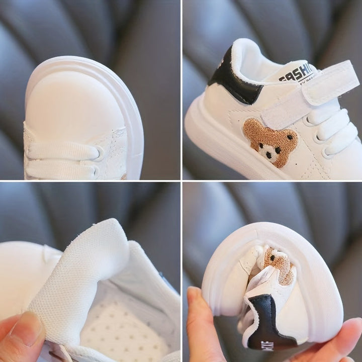 Kleinkind Sneaker mit Bärenmotiv - Bequeme Kinderschuhe-Luzern Mode