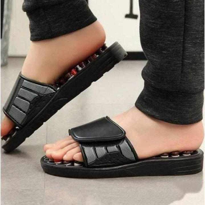 Akupressur Sandalen für Fußmassage und Entspannung-Luzern Mode
