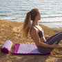 Yogamatten-Set | Kissen | Akupressur | Entspannend | Komfortabel | Langlebig-Lila-Luzern Mode