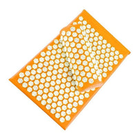 Yogamatten-Set | Kissen | Akupressur | Entspannend | Komfortabel | Langlebig-Orange-Luzern Mode