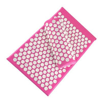 Yogamatten-Set | Kissen | Akupressur | Entspannend | Komfortabel | Langlebig-Rosa-Luzern Mode