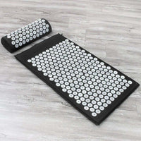Yogamatten-Set | Kissen | Akupressur | Entspannend | Komfortabel | Langlebig-Schwarz-Luzern Mode