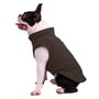 Hundejacke | Fleece, Unifarben, Komfortabel, Waschbar, Vielseitig, Warm, Langlebig-Braun-S-Luzern Mode