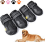 Hundeschuhe | Wasserdicht Komfortabel Langlebig Anti-Rutsch Robust-Schwarz-1-Luzern Mode