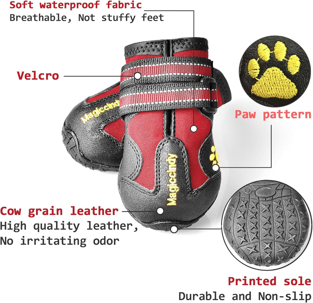 Hundeschuhe | Wasserdicht Komfortabel Langlebig Anti-Rutsch Robust-Luzern Mode