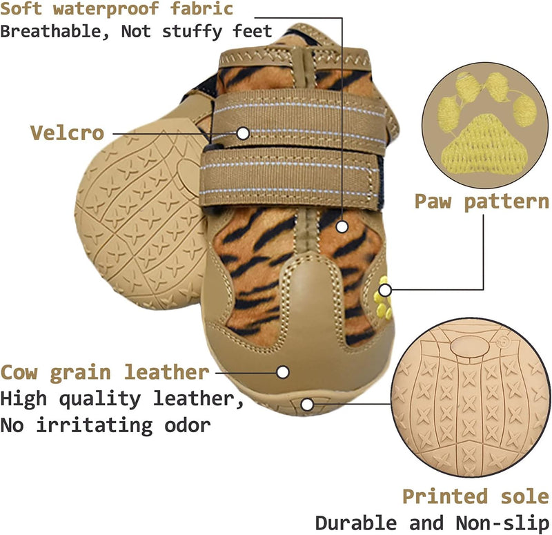 Hundeschuhe | Wasserdicht Komfortabel Langlebig Anti-Rutsch Robust-Luzern Mode