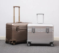 Hartschalenkoffer | Aluminium | 4 Universalrollen | TSA-Zahlenschloss-Luzern Mode