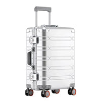 Aluminium Reisekoffer | TSA-Zahlenschloss | Doppelspinnerrollen-Luzern Mode