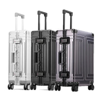 Aluminiumrahmen-Hartschalenkoffer | Robust | Modern | Universalrollen-Luzern Mode