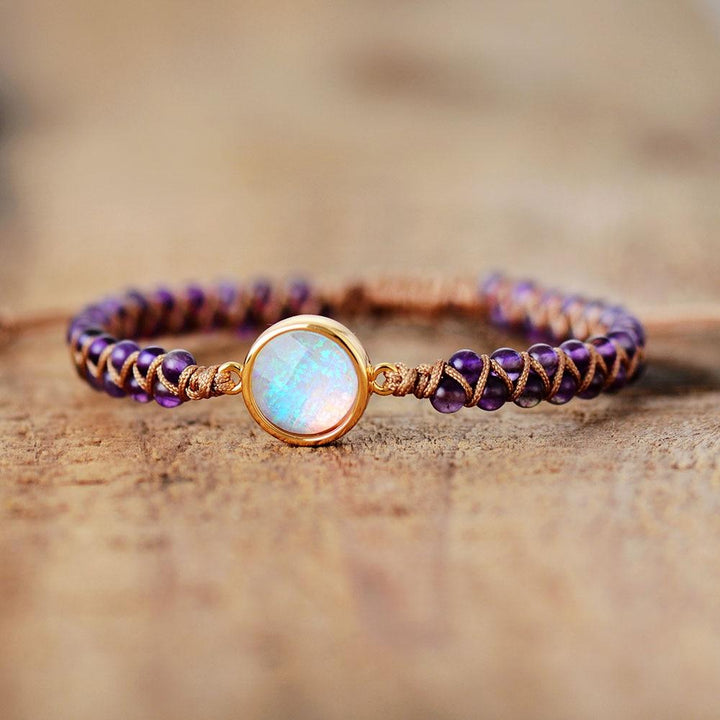Amethyst Armband | Stilvoll | Natürlich | Nachhaltig | Einzigartig | Auffällig | Heilend-Luzern Mode