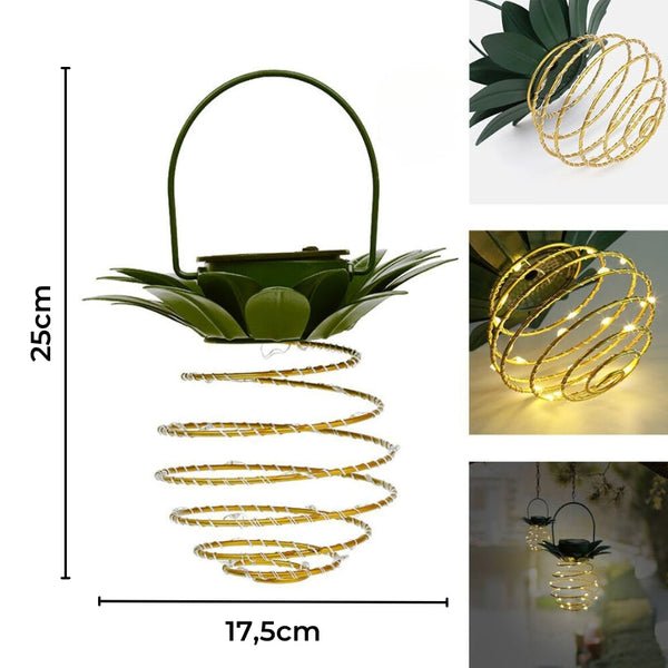 Ananas Gartenlampe | Solarenergie Nachhaltig Kabellos Einzigartig Stimmungsvolles Licht-Luzern Mode