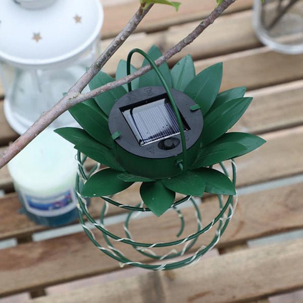 Ananas Gartenlampe | Solarenergie Nachhaltig Kabellos Einzigartig Stimmungsvolles Licht-Luzern Mode