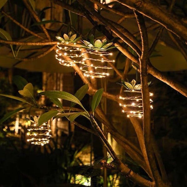 Ananas Gartenlampe | Solarenergie Nachhaltig Kabellos Einzigartig Stimmungsvolles Licht-Luzern Mode