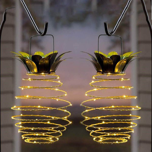 Ananas Gartenlampe | Solarenergie Nachhaltig Kabellos Einzigartig Stimmungsvolles Licht-Luzern Mode