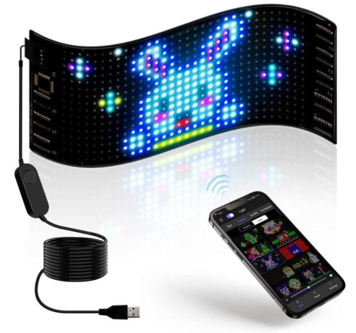 LED Auto-Display | Anpassbar Stilvoll Einzigartig Vielseitig Einstellbar-Luzern Mode