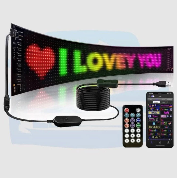 LED Auto-Display | Anpassbar Stilvoll Einzigartig Vielseitig Einstellbar-Luzern Mode