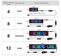 LED Auto-Display | Anpassbar Stilvoll Einzigartig Vielseitig Einstellbar-Luzern Mode