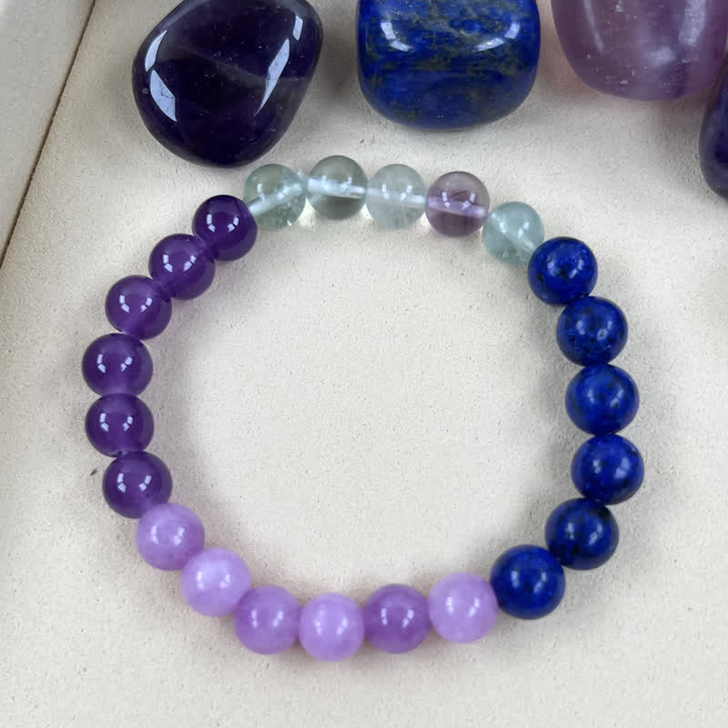 Armband Anti-Angst | Amethyst | Lepidolith | Lapislazuli | Stilvoll-Luzern Mode