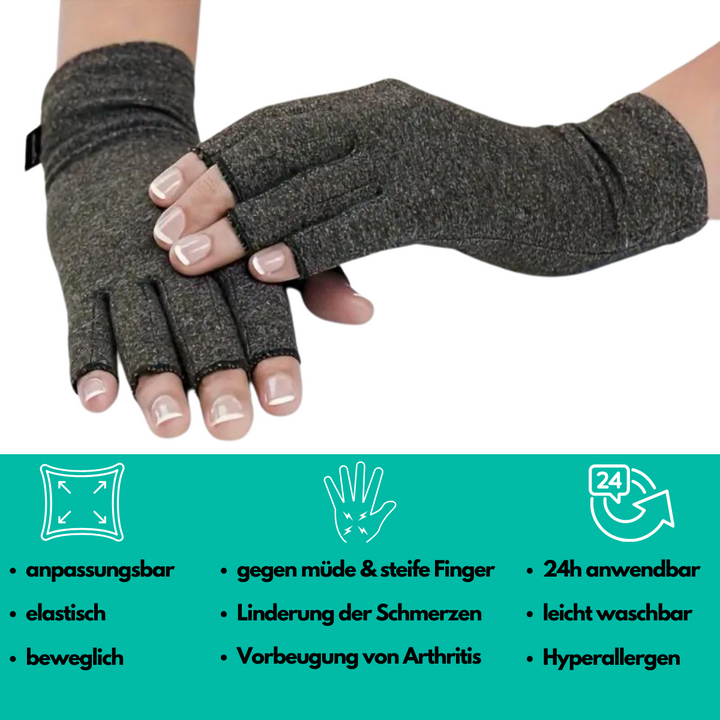 Anti-Arthritis Handschuhe | Schmerzlindernd Komfortabel Vielseitig-Luzern Mode