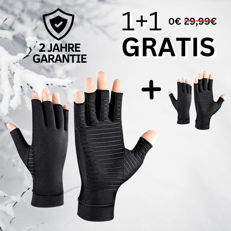 Kompressionshandschuhe | Anti-Arthritis Bequeme warme Unterstützung -1x Paar (+1 frei)-S-Luzern Mode