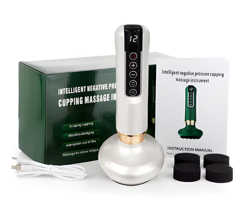 Cupping-Gerät | Anti-Cellulite Kompakt Vielseitig Effektiv USB-Weiß-Luzern Mode