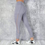 Anti-Cellulite Leggings mit Taschen für Damen Fitness-Grau-S-Luzern Mode