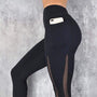 Anti-Cellulite Leggings mit Taschen für Damen Fitness-Schwarz-S-Luzern Mode