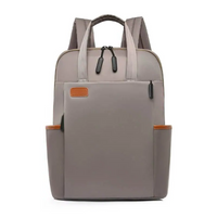 Moderner Laptop-Rucksack für Damen und Herren, wasserdicht-Grau-Luzern Mode