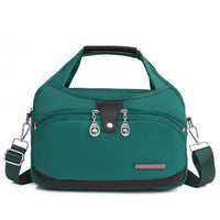 Wasserdichte Damenhandtasche aus Oxford-Stoff, robust-Grün-Luzern Mode