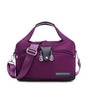 Wasserdichte Damenhandtasche aus Oxford-Stoff, robust-Lila-Luzern Mode