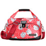 Wasserdichte Damenhandtasche aus Oxford-Stoff, robust-Rote Blumen-Luzern Mode