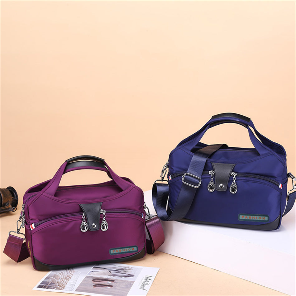 Wasserdichte Damenhandtasche aus Oxford-Stoff, robust-Luzern Mode