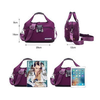 Wasserdichte Damenhandtasche aus Oxford-Stoff, robust-Luzern Mode