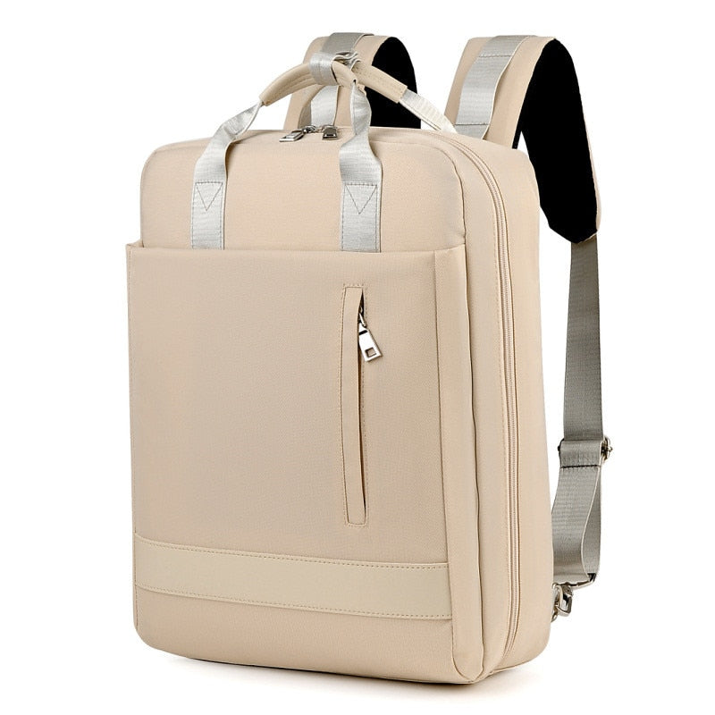 Sichere Anti-Diebstahl-Rucksack mit versteckten Reißverschlüssen und USB-Aufladung