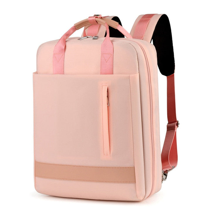 Sichere Anti-Diebstahl-Rucksack mit versteckten Reißverschlüssen und USB-Aufladung