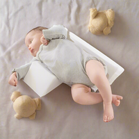Anti-Roll Stillkissen | Verstellbar | Sicher | Atmungsaktiv | Memory Foam-Weiß-Luzern Mode