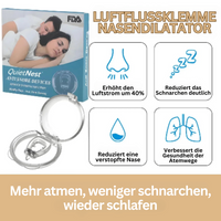 Anti-Schnarch-Nasenclip | Bequem Silikon Wiederverwendbar Langlebig-Luzern Mode