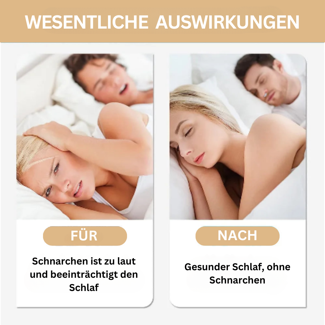 Anti-Schnarch-Nasenclip | Bequem Silikon Wiederverwendbar Langlebig-Luzern Mode