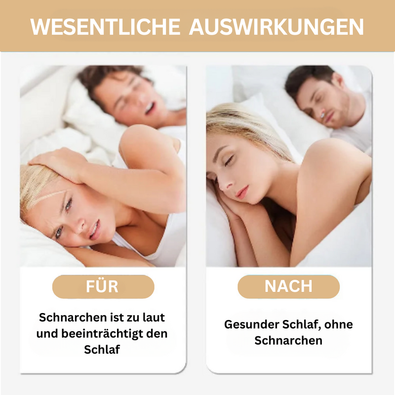 Anti-Schnarch-Nasenclip | Bequem Silikon Wiederverwendbar Langlebig-Luzern Mode