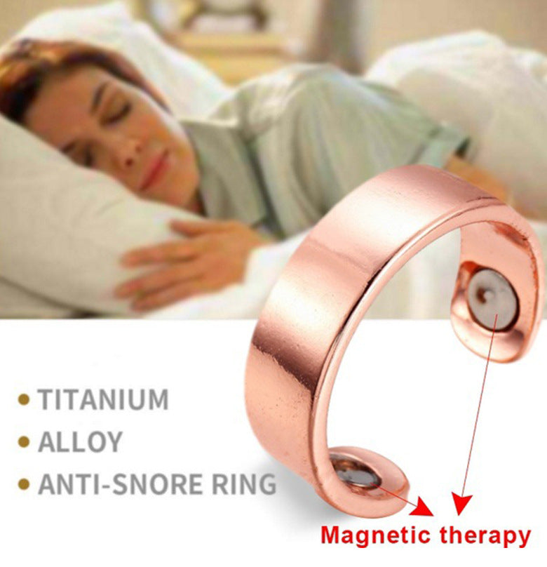 Anti-Schnarch-Ring | Magnetischer Ring Akupressur Stilvoll Langlebig-Luzern Mode