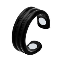 Anti-Schnarch-Ring | Magnetischer Ring Akupressur Stilvoll Langlebig-Schwarz-Luzern Mode