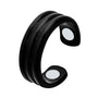 Anti-Schnarch-Ring | Magnetischer Ring Akupressur Stilvoll Langlebig-Schwarz-Luzern Mode