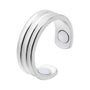 Anti-Schnarch-Ring | Magnetischer Ring Akupressur Stilvoll Langlebig-Silber-Luzern Mode