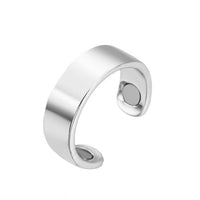 Anti-Schnarch-Ring | Magnetischer Ring Akupressur Stilvoll Langlebig-Silber Matt-Luzern Mode